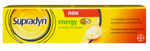 Supradyn Energy Coenzima Q10 x 15 comprimate efervescente
