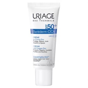 Uriage Bariederm Cica Crema cicatrizanta post interventii cu protectie solara SPF50+ x 40ml