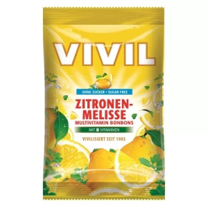 Vivil Bomboane fara zahar cu lamaie si multivitamine x 60 grame