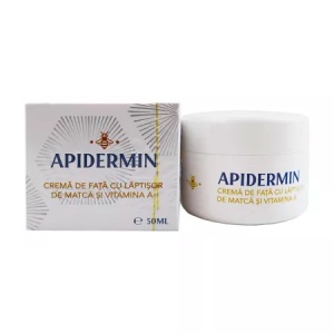 Apidermin Crema de fata cu laptisor de matca si Vitamina A x 50ml