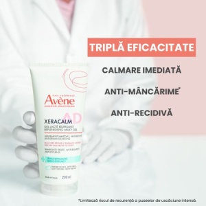 Avene Xeracalm A.D. Lapte-gel relipidant pentru piele uscata si atopica x 200ml - Img 2