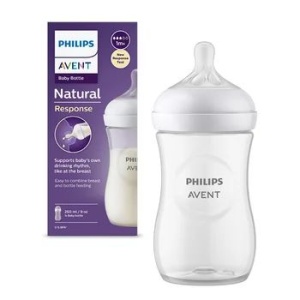 Avent Biberon Natural Response cu tetina de la 3 luni x 260ml (cod SCY903/01)