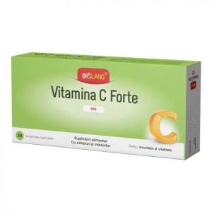 Bioland Vitamina C Forte 500mg x 20 comprimate masticabile