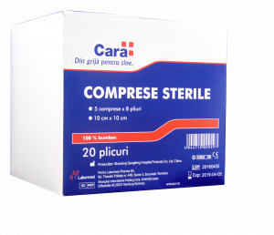 Cara Comprese Sterile x 20 comprese (10cm/10cm)