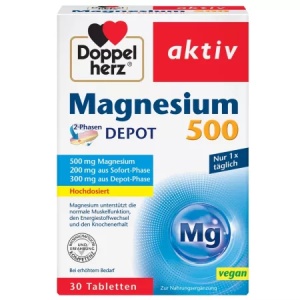 Doppelherz Aktiv Magneziu 500 x 30 comprimate