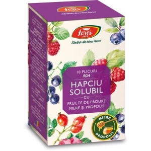 Fares Hapciu Ceai solubil cu Fructe de padure x 10 plicuri