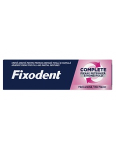 Fixodent Complete Fixare Puternica fara aroma x 47 grame