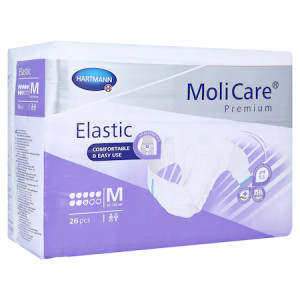 Hartmann scutece pentru adulti MoliCare Premium Elastic 8 picaturi marimea M x 26 bucati