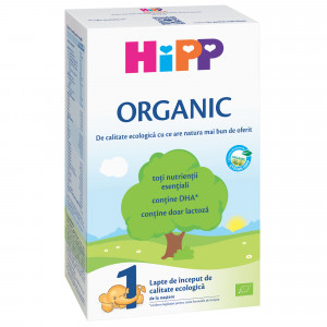 Hipp Organic 1, formula de lapte praf de inceput x 300 grame