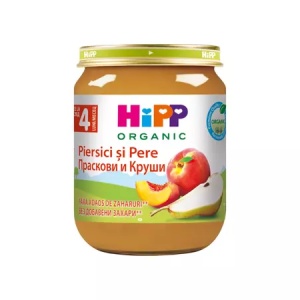 Hipp Piure BIO cu piersici si pere x 125 grame