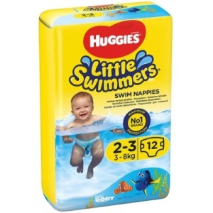 Huggies scutece de apa Little Swimmers 3-8 kg x 12 bucati