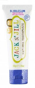 Jack n'Jill Pasta de dinti naturala pentru copii cu aroma de bubblegum x 50 grame