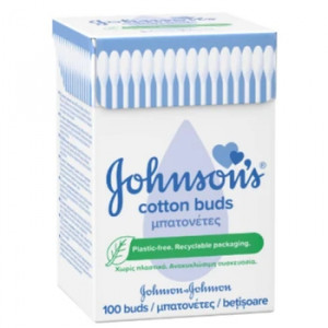 Johnson Baby Betisoare de urechi din bumbac x 100 bucati