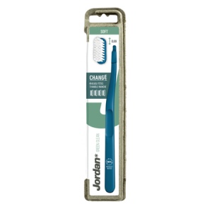 Jordan Periuta Dinti Adulti cu 4 Capete Rezerva Change Green Clean Soft