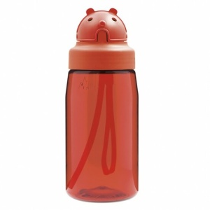 Laken Cana din tritan cu pai Oby Rosu x 450ml