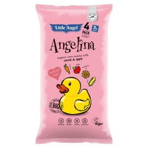 Little Angel Pufuleti BIO cu mar si morcovi x 60 grame