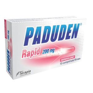 Paduden Rapid 200mg x 10 comprimate