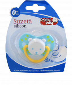 Primii Pasi suzeta din silicon model Ursulet, de la 6 luni (cod R0333)