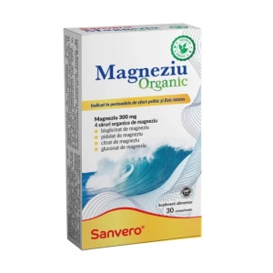 Sanvero Magneziu organic x 30 comprimate