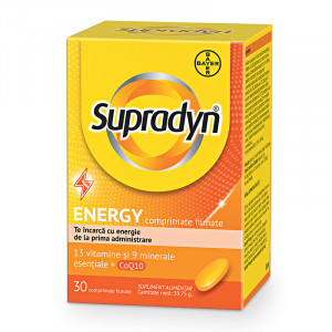 Supradyn Energy Coenzima Q10 x 30 comprimate