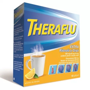 Theraflu Extra Raceala si Gripa x 10 plicuri