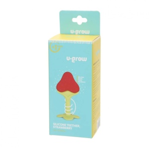 U-Grow Jucarie de dentitie Capsuna