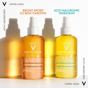 Vichy Capital Soleil Apa cu protectie solara Hydra cu SPF50+ x 200ml - Img 4
