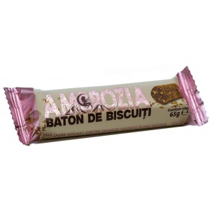 Ambrozia Baton de biscuiti fara zahar x 65 grame
