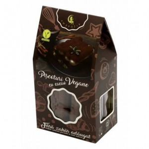Ambrozia Piscoturi Vegane cu Cacao x 130g