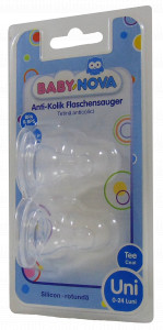 Baby Nova 17301 Tetine Silicon X 2