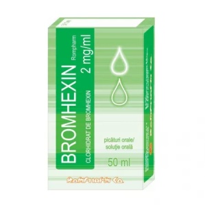 Bromhexin 2mg/ml picaturi orale x 50ml