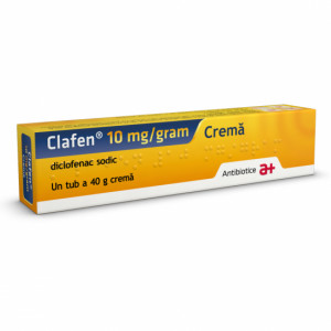 Clafen 10 mg/g crema x 40 grame