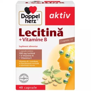 Doppelherz Aktiv Lecitina + Vitamine B x 40 capsule