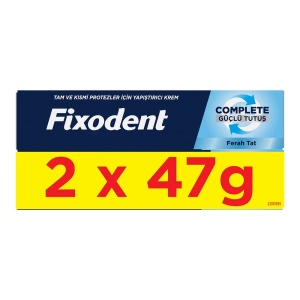 Fixodent pachet Complete Fixare Puternica Fresh x 2 bucati