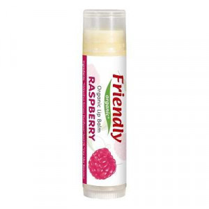 Friendly Balsam de buze organic cu aroma de zmeura x 4.25 grame