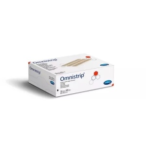 Hartmann Omnistrip Plasturi hipoalergenici de inchidere a plagii 1.2cm x 10cm x 50 bucati