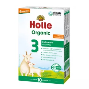 Holle Lapte praf organic de capra Formula 3, de la 10 luni x 400 grame