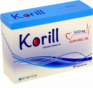 Korill, supliment alimentar cu ulei de krill x 30 capsule
