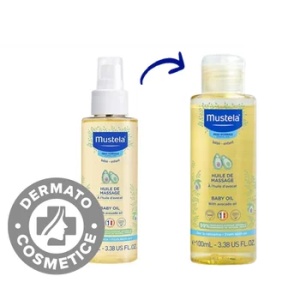 Mustela Baby Ulei pentru masaj bebelusi x 100ml - Img 2