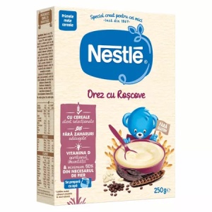 Nestle Cereale din orez cu roscove x 250 grame