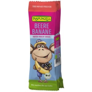 Rapunzel Baton cu ovaz, fructe de padure si banane Eco x 92 grame