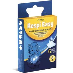 Respi Easy Plasturi decongestionanti pentru copii x 6 bucati