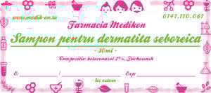 Sampon cu Ketoconazol 2% pentru dermatita seboreica x 30ml - Img 2