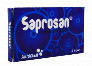 Saprosan 100mg x 10 drajeuri