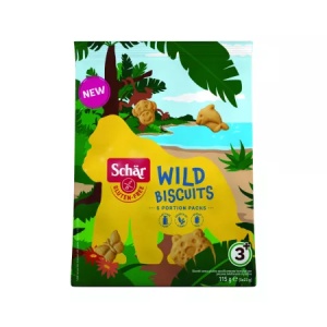 Schar Wild Biscuiti fara gluten in forma de animale salbatice x 115 grame - Img 2