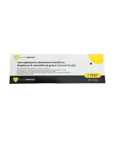 Test rapid depistare Streptococ A x 1 bucata