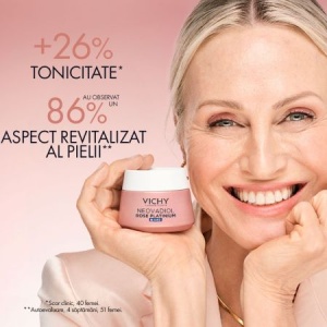 Vichy Neovadiol Rose Platinum crema de noapte cu efect de redensificare si revitalizare x 50ml - Img 2