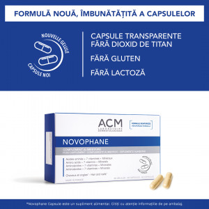 ACM Novophane supliment pentru par si unghii puternice x 60 capsule - Img 3