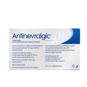 Antinevralgic P x 20 comprimate - Img 3