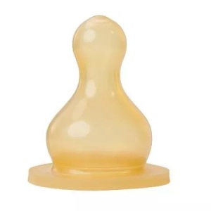 BABY NOVA Tetina din latex rotunda pentru cereale x 2 bucati